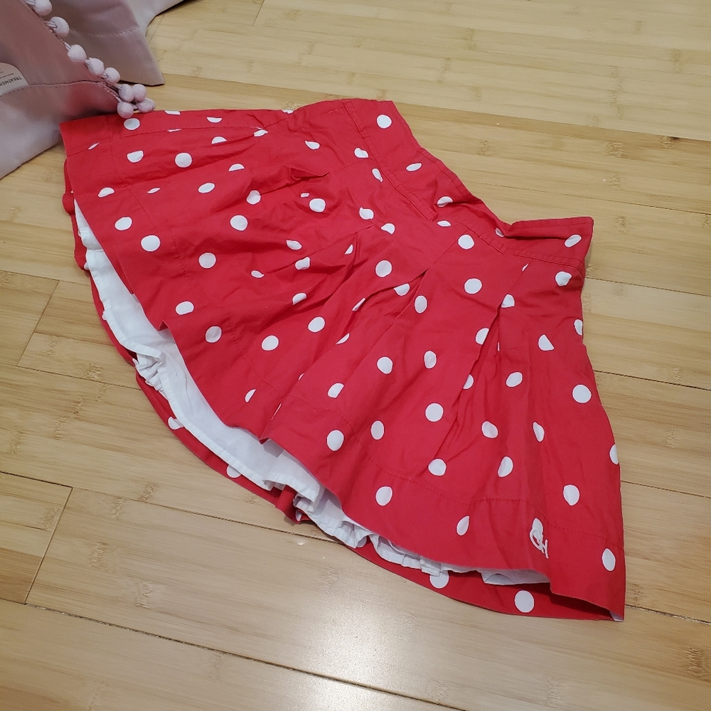 Gilly Hicks polka dot Minnie mouse skirt Medium